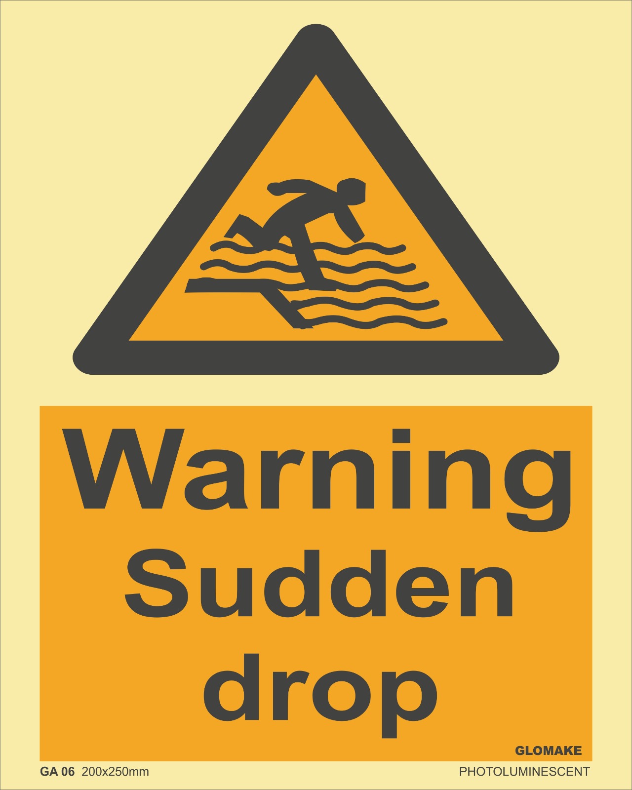 WARNING SUDDEN DROP 
(GA 06)